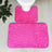 Embossed Stone Two-Piece Bathroom Toilet Floor Mat PVC Non-Slip Absorbent Carpet Door Mat - V.I.P Digital Presence