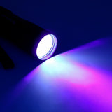 Mini 9LED UV Flashlight Ultraviolet Ultra Violet Invisible Ink Marker Detection Torch Light 3AAA UV Lamp - V.I.P Digital Presence
