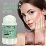 Green Tea Clay Mask Stick, Cleans Tightens Pores Lightens Spots And Removes Blackheads Mud Film Stick
