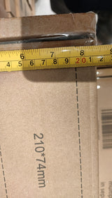 56-60 "wide x 75" high frameless double sliding shower door, 304 stainless steel chrome plated, 8mm thick SGCC tempered transpar - V.I.P Digital Presence