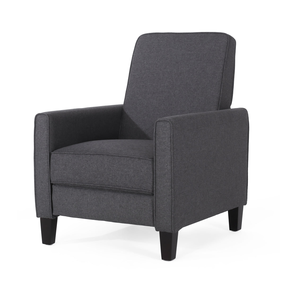 Smoke Fabric Push Back Chair for Elegant Home Décor - V.I.P Digital Presence