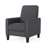 Smoke Fabric Push Back Chair for Elegant Home Décor - V.I.P Digital Presence