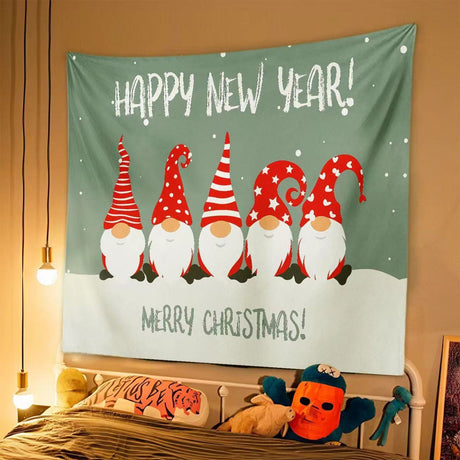 New Christmas Background Cloth, Christmas Tapestry, Christmas Party Event Decoration Hanging Cloth, Christmas Hanging Cloth - V.I.P Digital Presence