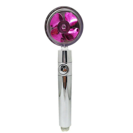 Onder Druk Douchekop Shower Nozzle Water-saving Flow 360 Rotating High-pressure Nozzle With Small Fan - V.I.P Digital Presence