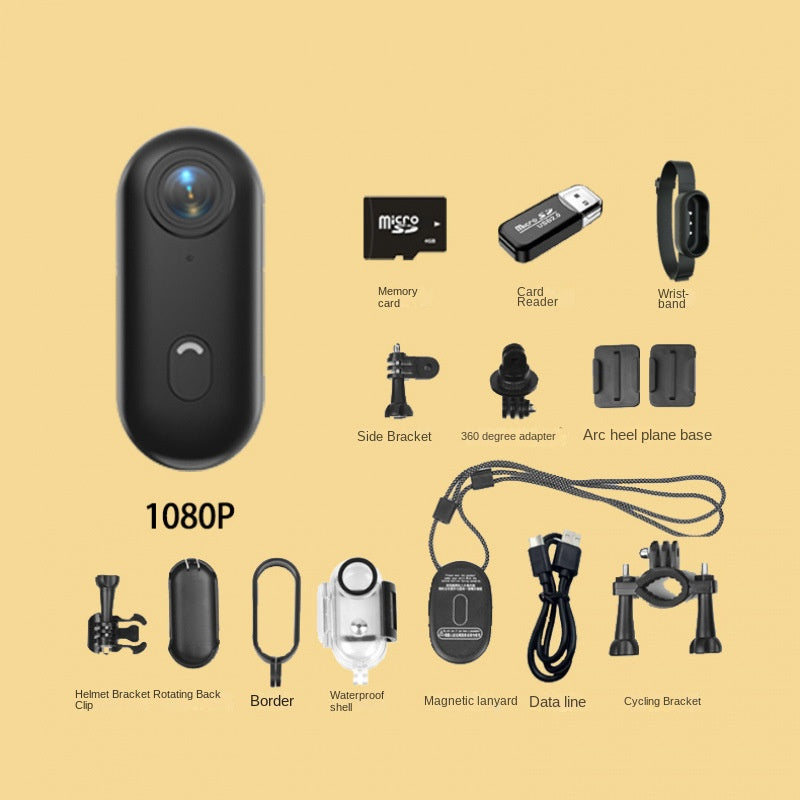 Thumb Bike Camera Magnetic Back Clip Sports Camera Thumb Recorder Pet - V.I.P Digital Presence