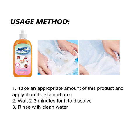 Clothes Stain Remover, Removes Stubborn Stains, Oil And Sweat Stains Laundry Cleaner - V.I.P Digital Presence