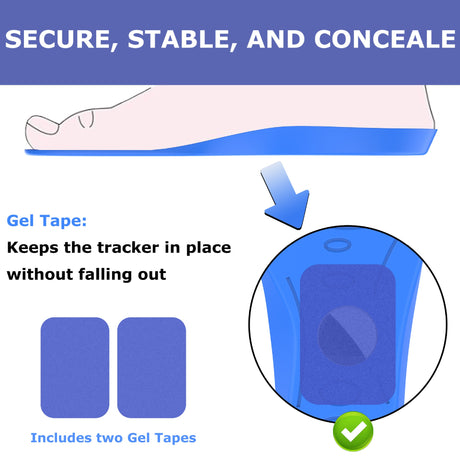 Apple Airtag Protective Case for Shoe Insoles - Anti-Lost Device for Kids and Elders - V.I.P Digital Presence