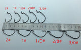 Rompin 100pcs/box High carbon Steel Fishing Hooks Crank Lead Sharp worm  2# 1# 1/0# 2/0# 3/0# mix size - V.I.P Digital Presence