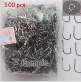 Rompin 500pcs carp fishing hooks with hole High quality Carbon Steel #3-#12 10 size choose Fly carp sea - V.I.P Digital Presence