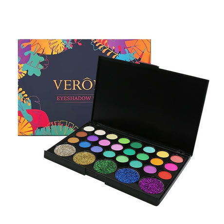 VERONNI 29-color eyeshadow matte pearlescent earth-tone eyeshadow smoky makeup multi-color eyeshadow palette - V.I.P Digital Presence