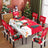 Christmas Waterproof Printed Tablecloth Restaurant Home Printed Chair Cover Christmas Tablecloth Chair Cover Decorative Set - V.I.P Digital Presence