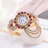 New trend and fashion women's watch with diamond inlaid digital quartz female bracelet watch - V.I.P Digital Presence