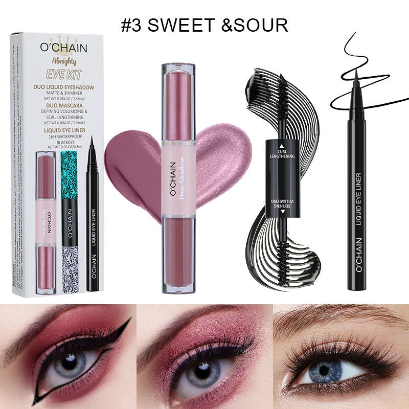 O'CHAI NMascara, long, thick, curling eyeliner, ultra-fine waterproof, non-smudge liquid eyeshadow - V.I.P Digital Presence