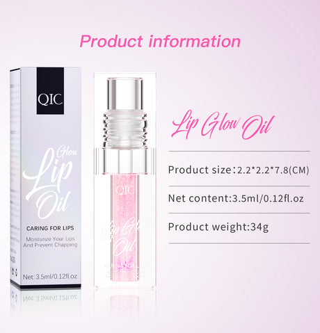 QIC color-changing lip oil Lip Oil lip oil moisturizing lips lip gloss lip gloss oil - V.I.P Digital Presence