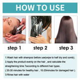 Protein Correction Hair Straightening Cream, Smoothing Frizz Repair Split Damaged Hair Straightening Treatment Cream - V.I.P Digital Presence