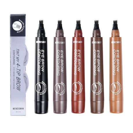 Long Lasting 5 Colors Sketch Liquid Eye Brow Pencil Waterproof Microblading Tattoo Fork Tip Eyebrow Pencil - V.I.P Digital Presence