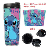Stitch Stitch animation peripheral double-layer insulated plastic cup two-dimensional cartoon tea cup cold water kettle water cup - V.I.P Digital Presence