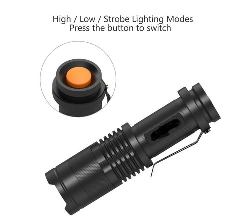 2000LM Military Tactical Flashlight Torch - V.I.P Digital Presence
