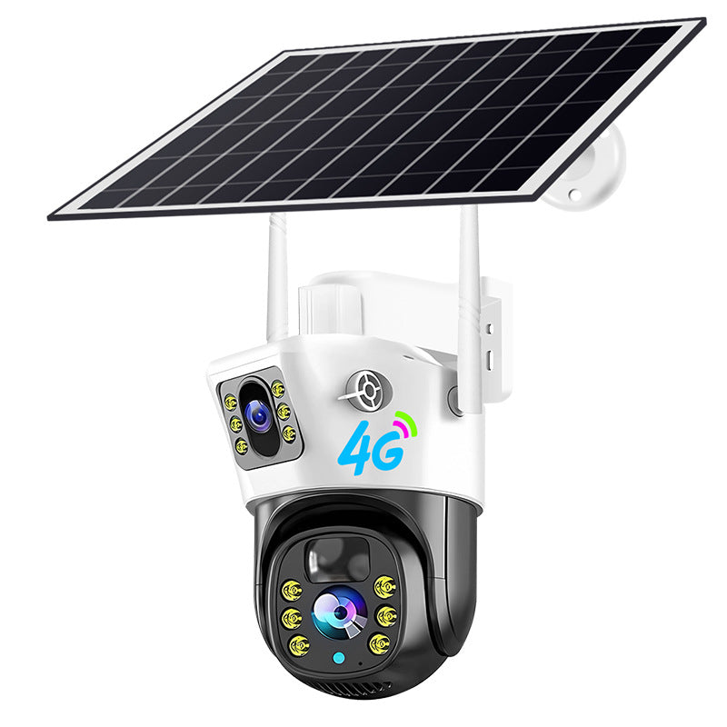 V380PRO  4G Solar Camera 4MP Dual Lens Home Security  Camera With Solar Panel - V.I.P Digital Presence