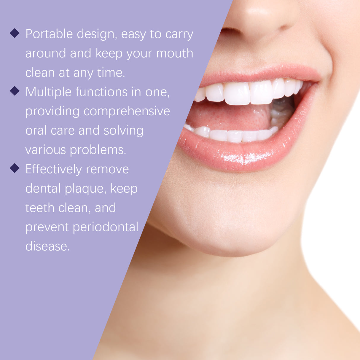 Purple Dental Mouthwash, Gentle Ingredients To Protect Teeth Clean Stains Left Fresh Smell - V.I.P Digital Presence