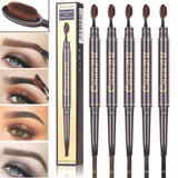 CmaaDu Toothbrush head eyebrow pencil pigment multi functional waterproof double ended eyebrow - V.I.P Digital Presence