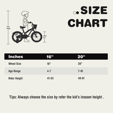 Multiple Colors,Girls Bike for 4-7 Years Old Kids,16 inch wheel , Training Wheels Included - V.I.P Digital Presence