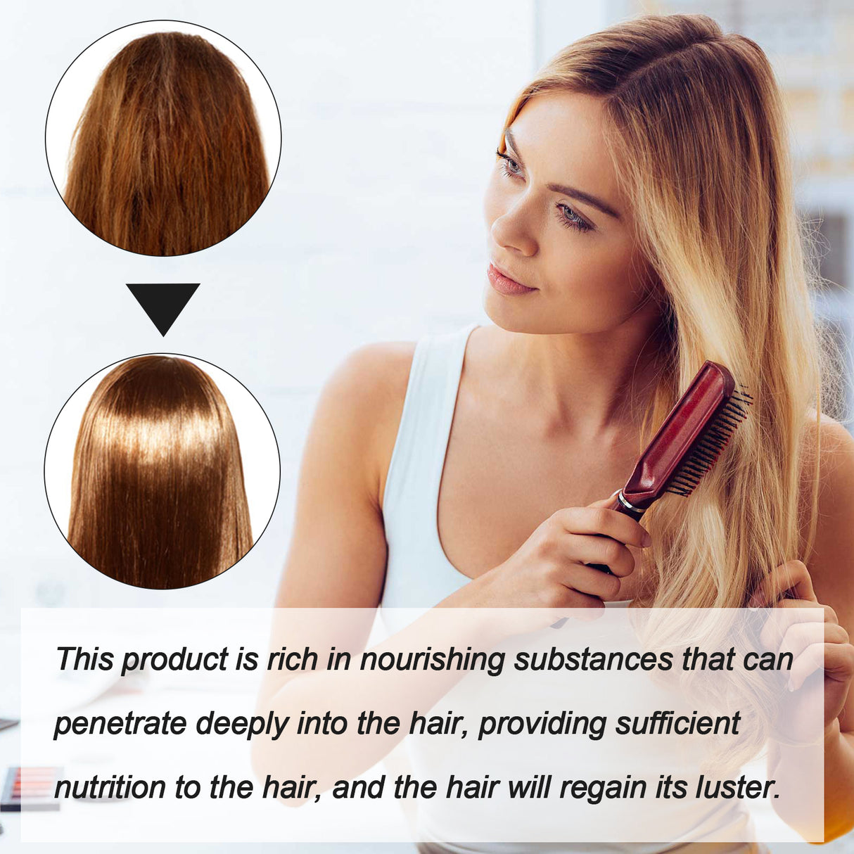 Protein Correction Hair Straightening Cream, Smoothing Frizz Repair Split Damaged Hair Straightening Treatment Cream - V.I.P Digital Presence