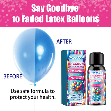 Balloon Shiny Spray, Keep The Surface Texture Of The Balloon Luster Lasting Without Oxidizing The Scene Decoration - V.I.P Digital Presence