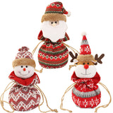New 3D Knitted Fabric Doll Apple Bag Christmas Decorations Children's Day Gift Bundle Pocket Candy Bag - V.I.P Digital Presence