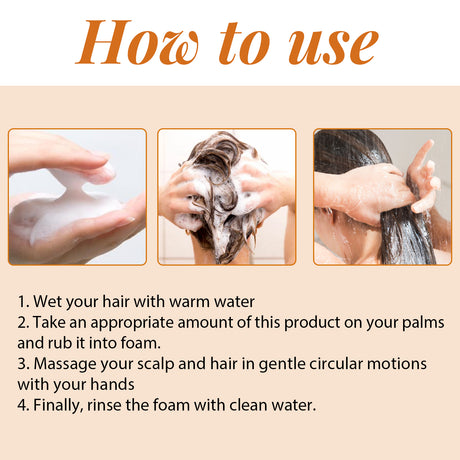 Horse Oil Shampoo Deep Cleaning Scalp Dandruff Control Oil Control Fluffy Hair Moisturizing Hair Care - V.I.P Digital Presence