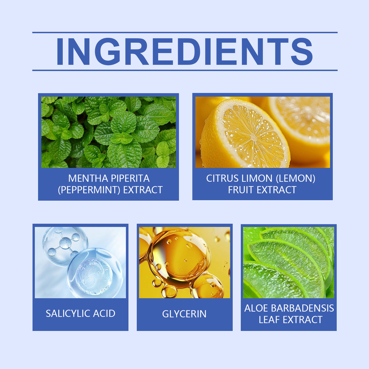 Herbal Acne-Clearing Cream Face Refreshing Oil Control Gentle Pore Cleansing Cream