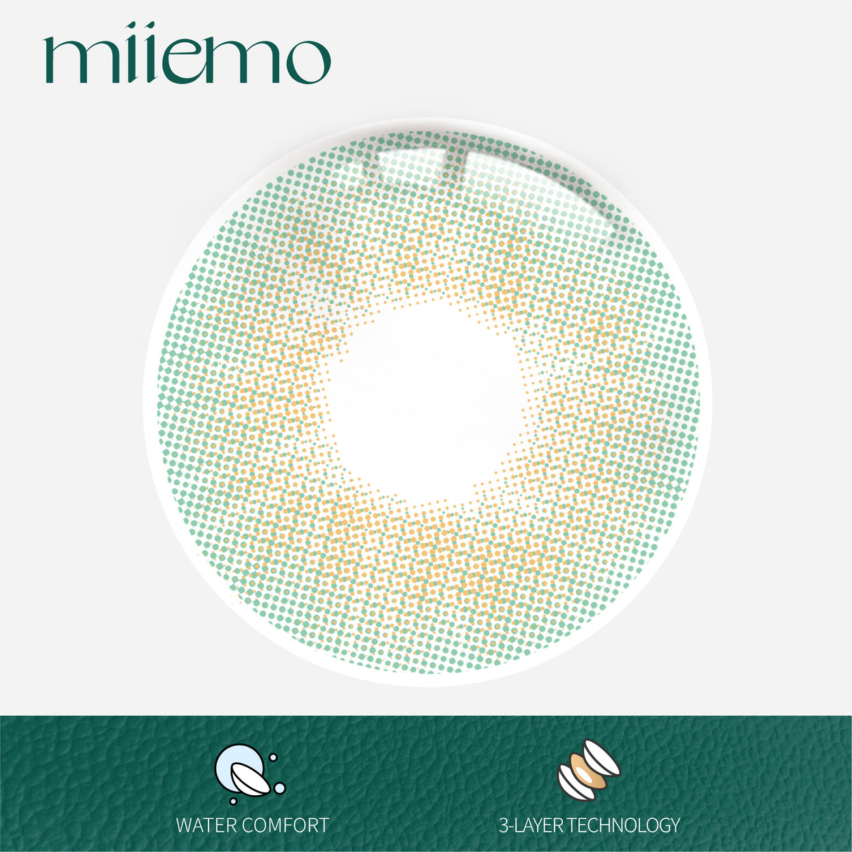 1Pair FDA Certificate Eyes Beautiful Pupil Colorful Girl Cosplay Contact Lenses  MY WAY GREEN - V.I.P Digital Presence