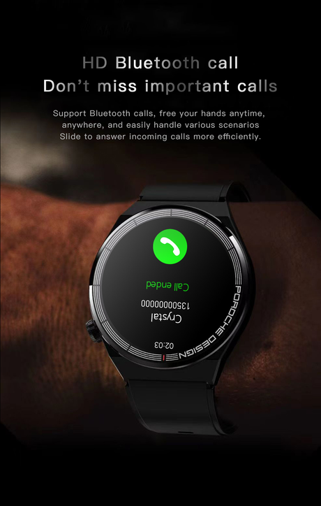 GS GT3 Pro Smart Watch Heart Rate, Blood Pressure, Blood Oxygen Monitoring Bluetooth Sports Watch Bracelet - V.I.P Digital Presence
