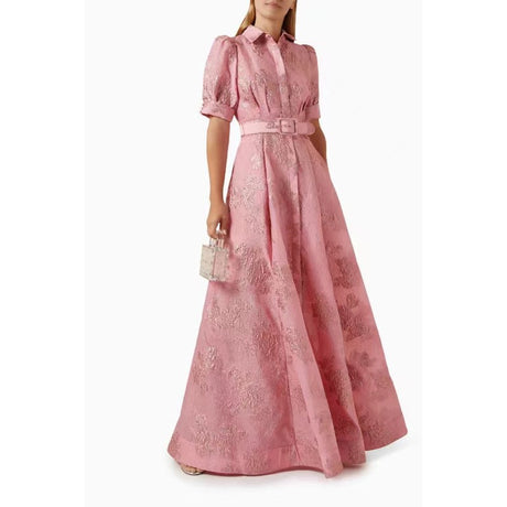 Elegant French Style Dress Vintage Charm Fashion Fitted Long Dress - V.I.P Digital Presence