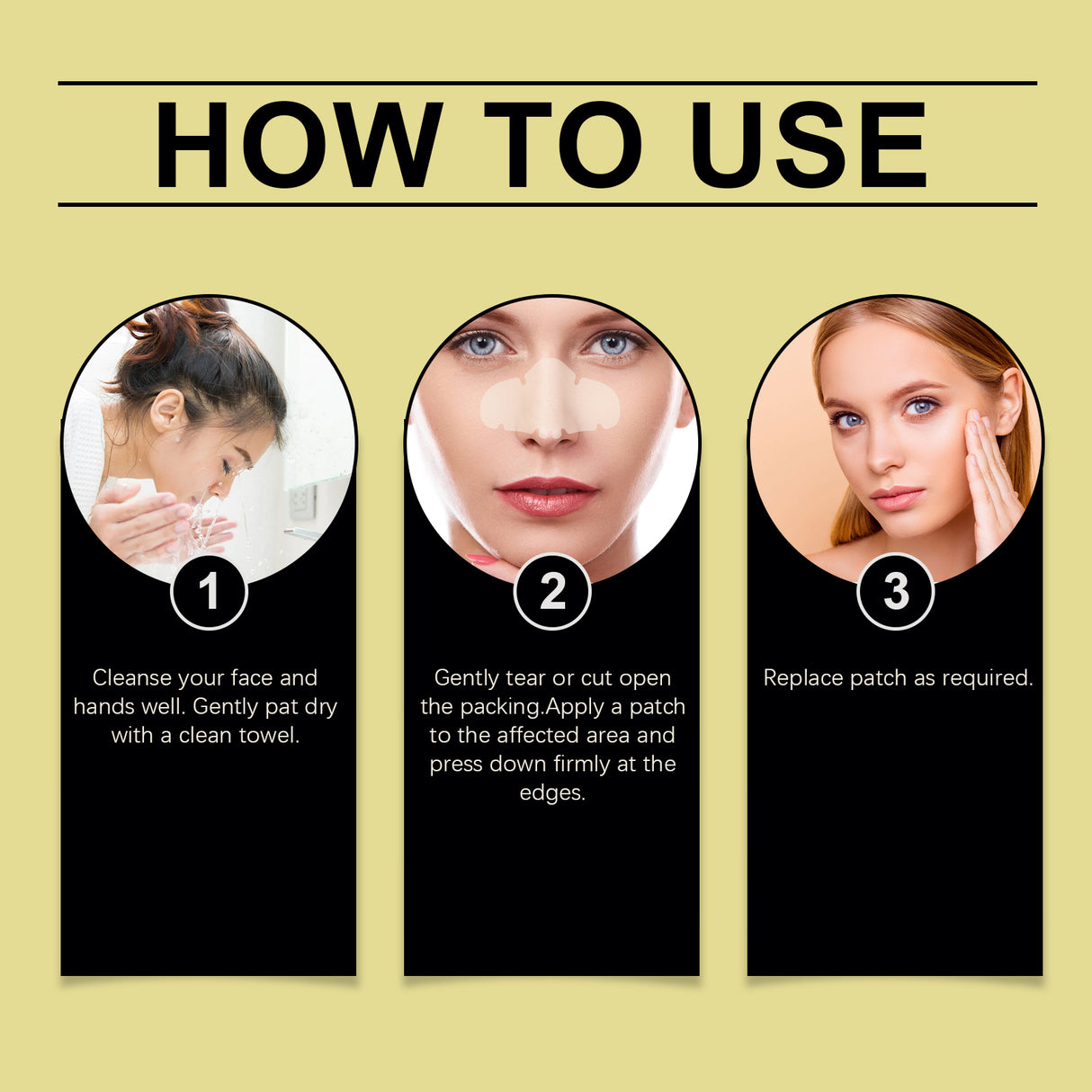 Pore-Cleanser Nose Patch Gentle Pore-Cleanser Pimples Non-Tightening Nose Patch