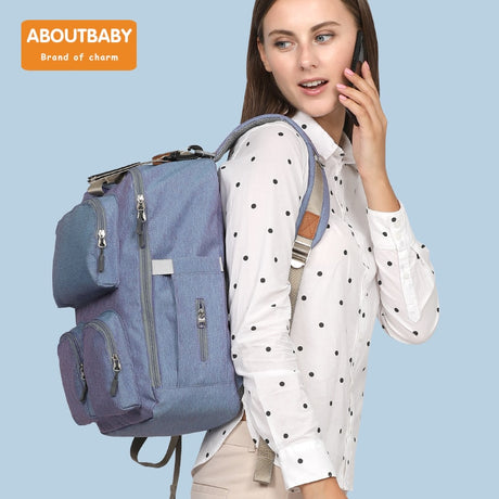 Nappy Bag Large Capacity Baby Diaper Bag Travel Backpack Waterproof knapsack - V.I.P Digital Presence