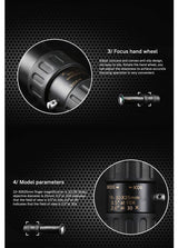 10-30×25 Zoom HD Portable Strong Binoculars Long Range Professional Spyglass Monocular Telescope Low Night Vision for Hunting - V.I.P Digital Presence