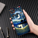 Nubia Z70Sultra Phone Case Leather Business Anti-drop Protective Cover Classic Starry Sky - V.I.P Digital Presence