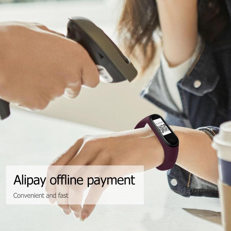 Pulsera inteligente Xiaomi Mi Band 4, versión china, con control del ritmo cardíaco hasta 5 ATM (rojo vino) 