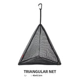 Outdoor triangular sun drying net, foldable storage net, camping hanging net, storage basket, PVC hanging net bag - V.I.P Digital Presence
