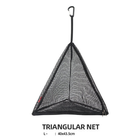 Outdoor triangular sun drying net, foldable storage net, camping hanging net, storage basket, PVC hanging net bag - V.I.P Digital Presence