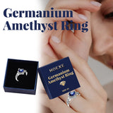 Germanium Amethyst Ring, Ring Simple Everything Fashion Pieces Fashion Clothing With Couple Ring - V.I.P Digital Presence