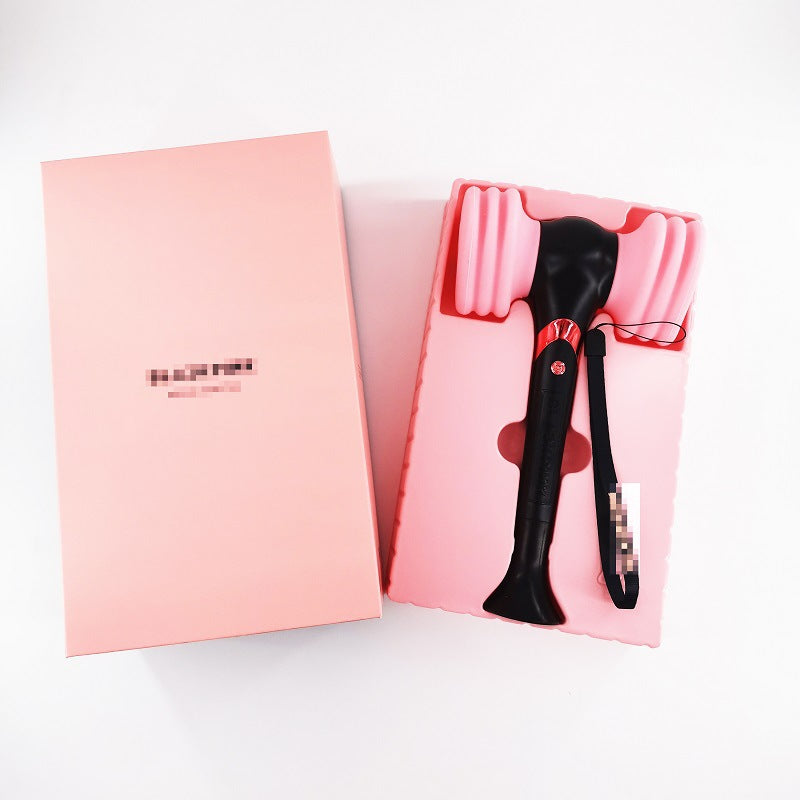 Lámpara de martillo fluorescente de tinta rosa BP, lámpara de mano, lámpara de soporte, área circundante