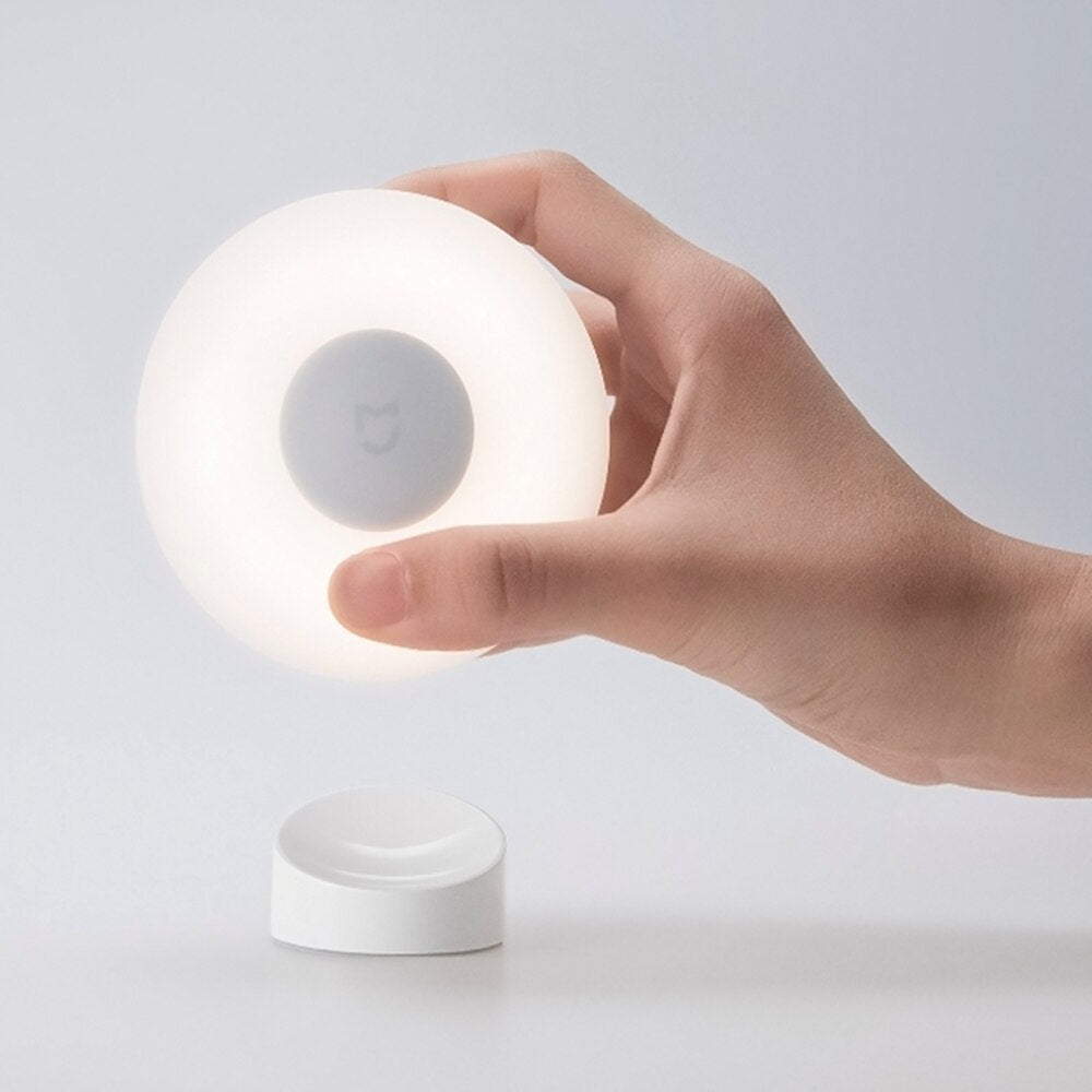 Lámpara nocturna Xiaomi Mijia de segunda generación con atracción magnética, rotación de 360 ​​grados, sensor infrarrojo ajustable