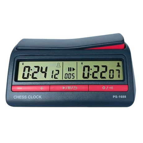 Competition Count Up Down Timer Professional Digital Chess Clock Plastic Battery Powered Lightweight Stopwatch for Board Game - V.I.P Digital Presence