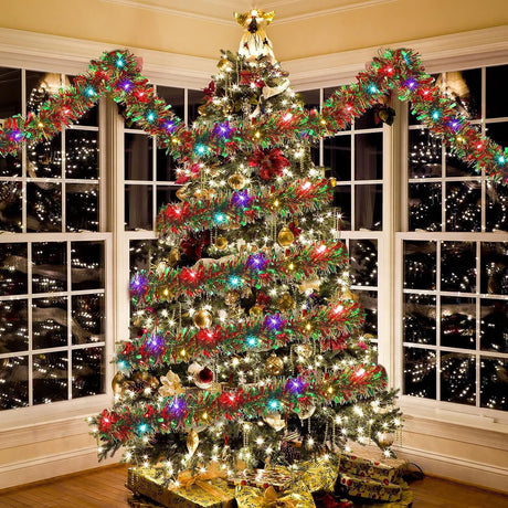 Christmas decoration ribbon, Christmas party atmosphere, venue arrangement, floral and madder hair strips - V.I.P Digital Presence