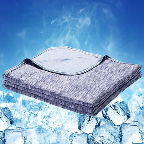 Adult and children's hot sleep cooling blanket summer air conditioning cooling blanket double-layer design cooling blanket - V.I.P Digital Presence