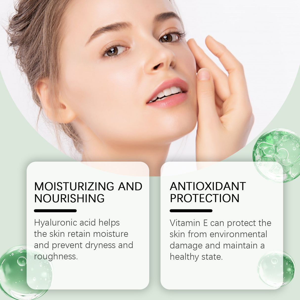 Hydrating Serum With Hyaluronic Acid, Facial Skin Hydrating, Brightening And Firming Serum