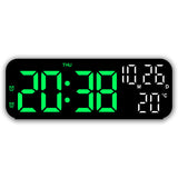 Digital Alarm Clock with Temp, Date, Week. Night Mode. Voice - controlled. 12/24H LED - V.I.P Digital Presence