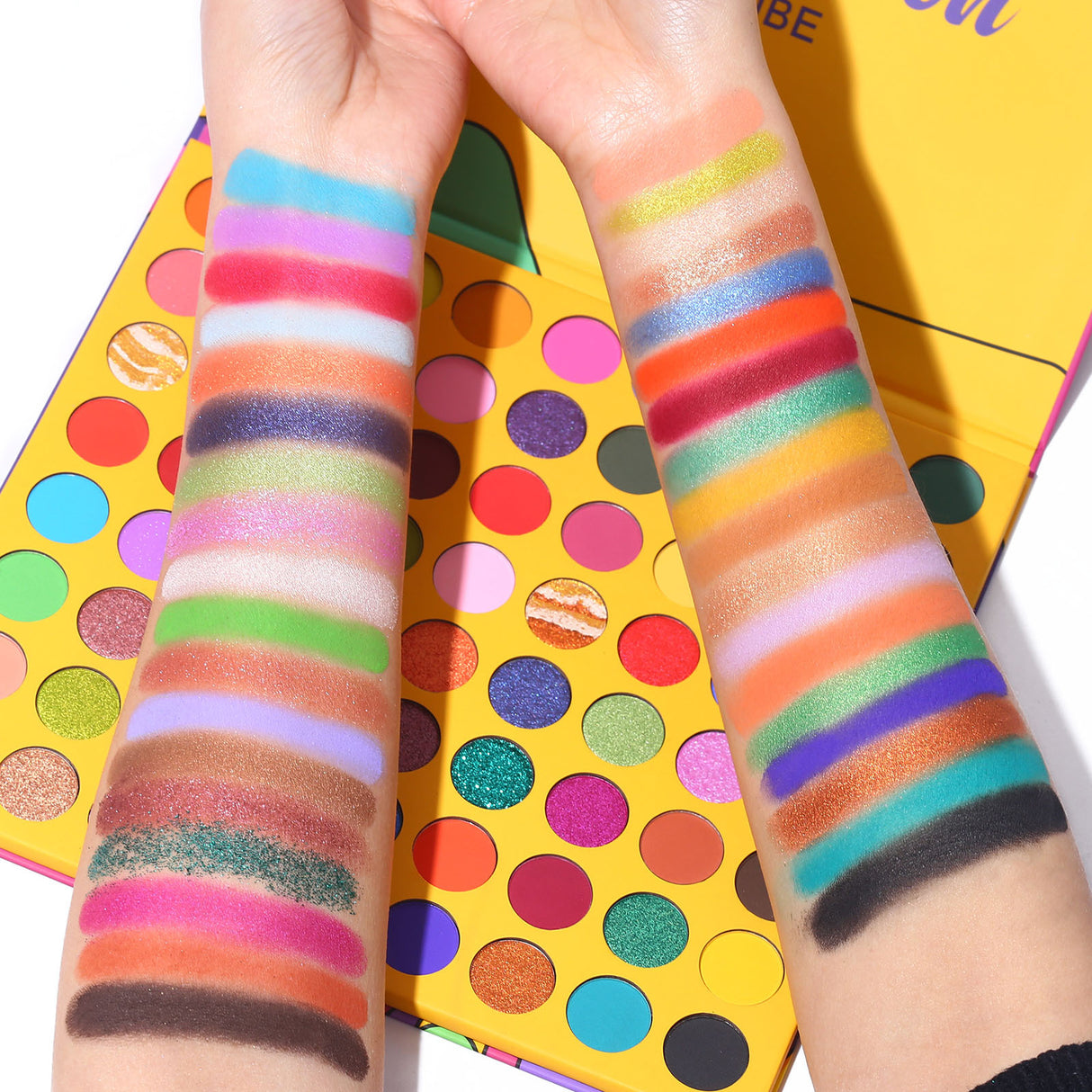 UCANBE 72 colors abstract eye shadow palette candy colored pearlescent matte cos makeup easy to color eye shadow - V.I.P Digital Presence
